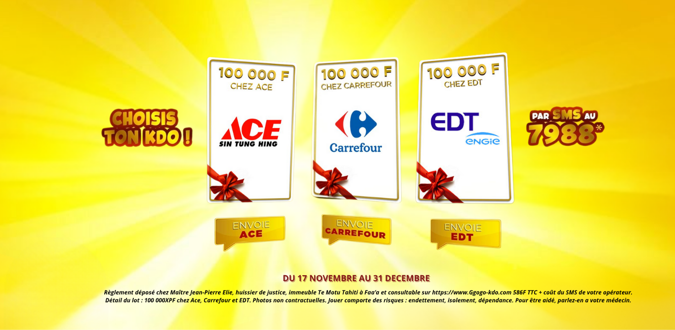 Gagne le gros lot GOGO KDO !
