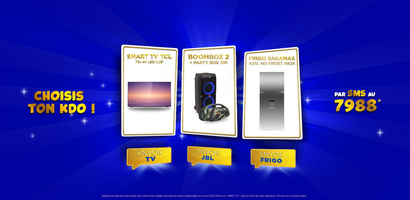 Gagne le gros lot GOGO KDO !